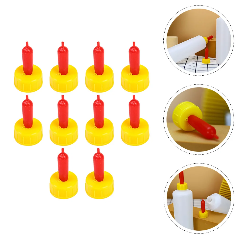 

10pcs Livestock Feeding Bottle Pacifier Bottles Nipples Lamb Feeding Tools