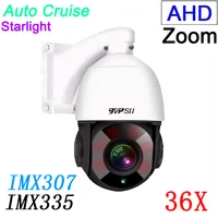 5MP 2MP 1080P Auto Cruis 6pcs Array Infrared Led Outdoor 360 Degree Rotate 36X Zoom AHD PTZ Speed Dome Security CCTV Camera