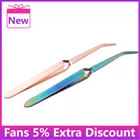 Горячее искусство ногтей пинцет для придания формы, нержавеющая сталь, многофункциональный зажим, фотоинструмент, УФ-гель, акриловый C-образный зажим