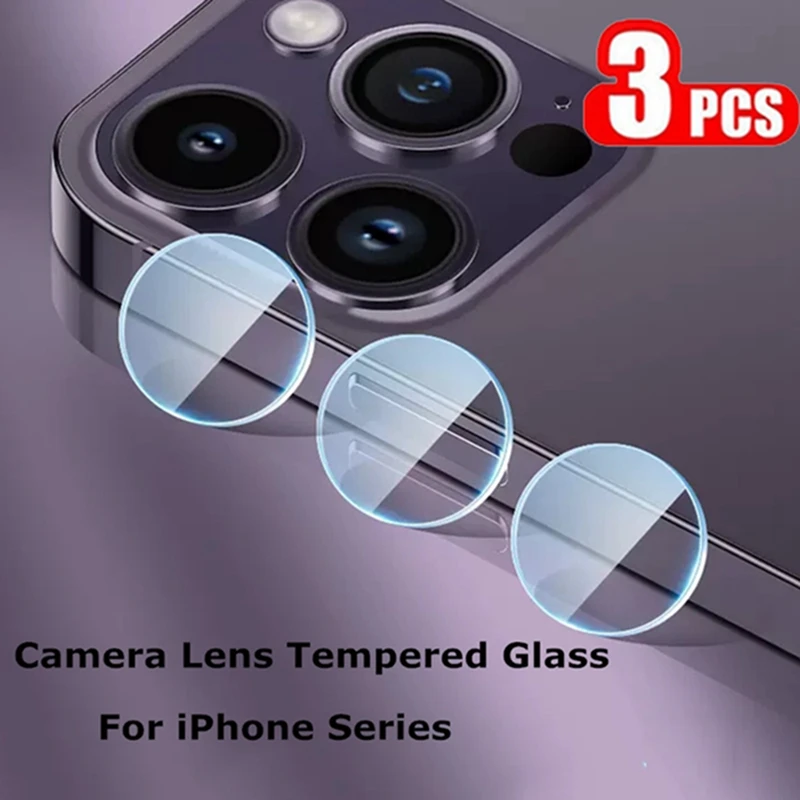 

3PCS Camera Lens Glass for IPhone 14 Pro Max Camera Protector Glass Film for IPhone 11 12pro 13pro 13mini 14pro Rear Lens Glass