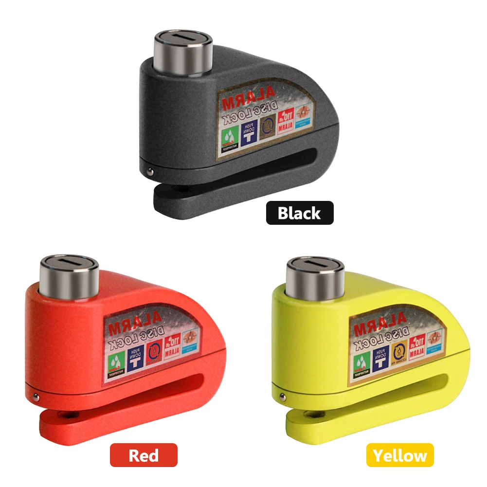 

Bike Motorcycle Disc Brake Locks 110dB Alarm Sound Lock MTB Bicycle Motorcycle Lock Security Anti-theft Motorcycle Accessories