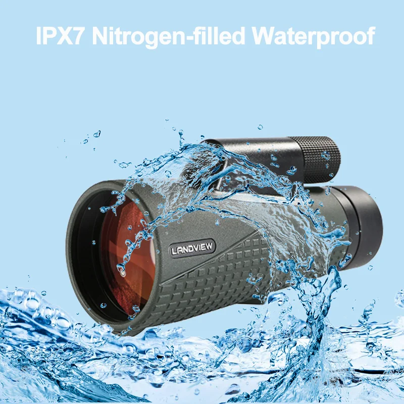 56mm ED Lens Monocular FMC/BAK4 Prism 12X Powerful IPX7 Waterproof Telescope for Hunting Camping