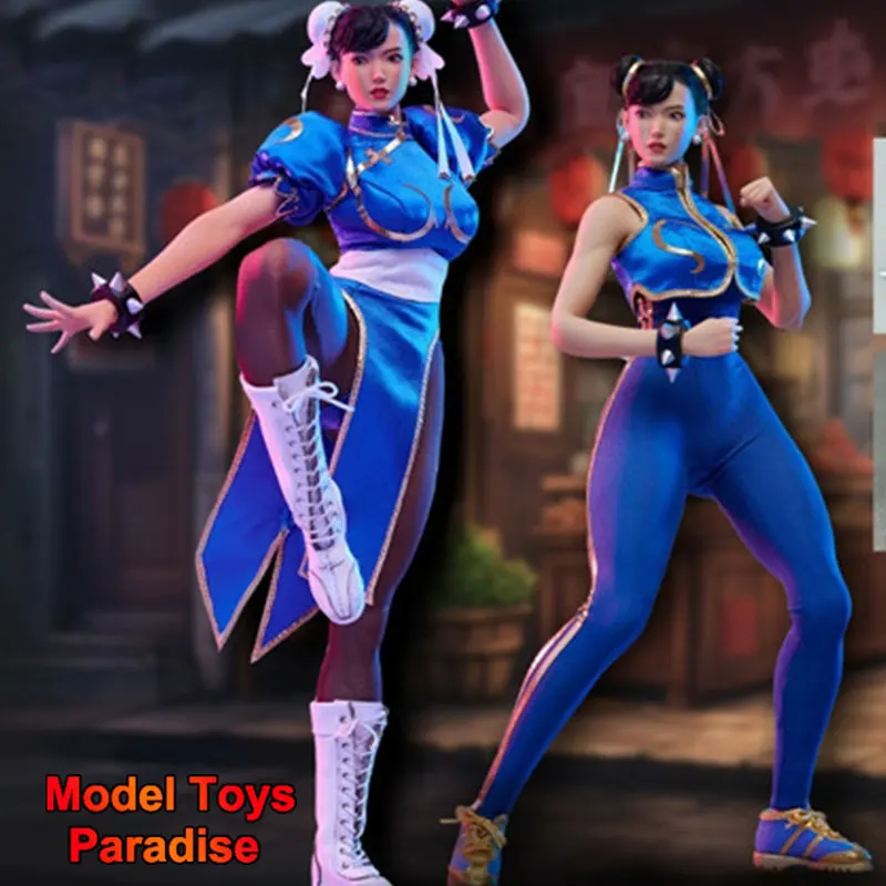 

STAR MAN MS-008 1/6 Scale Women Soldier Fighter Chun-li Meatball Head Full Set 12inch Action Figure Collection Gifts
