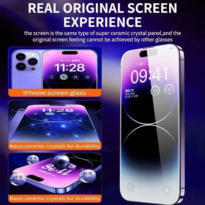3 шт. защитное стекло HD без пыли для Xiaomi Redmi Note 13 Pro 12 11 10 9 8 7 9S 10S 11S 12S 14C 10C 12C 13C