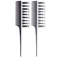 salon pick dye combs are free to move and combine double sided dye combs with tip tail combs for smoothing hair combs