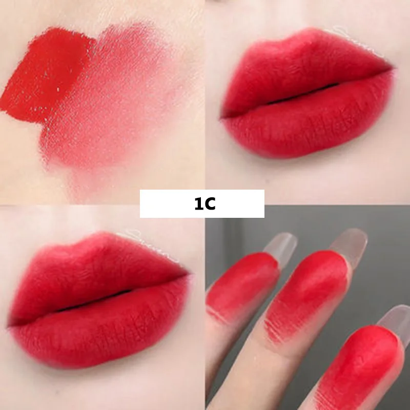 

8 Colors Velvet Women Lipstick Waterproof Long Lasting Moist Lip Gloss Vivid Colorful Lipgloss Women Makeup maquiagem Cosmetic