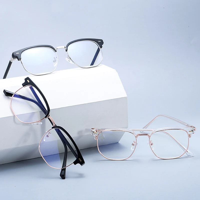 Очки женские с защитой от синего света классические прямоугольные модные