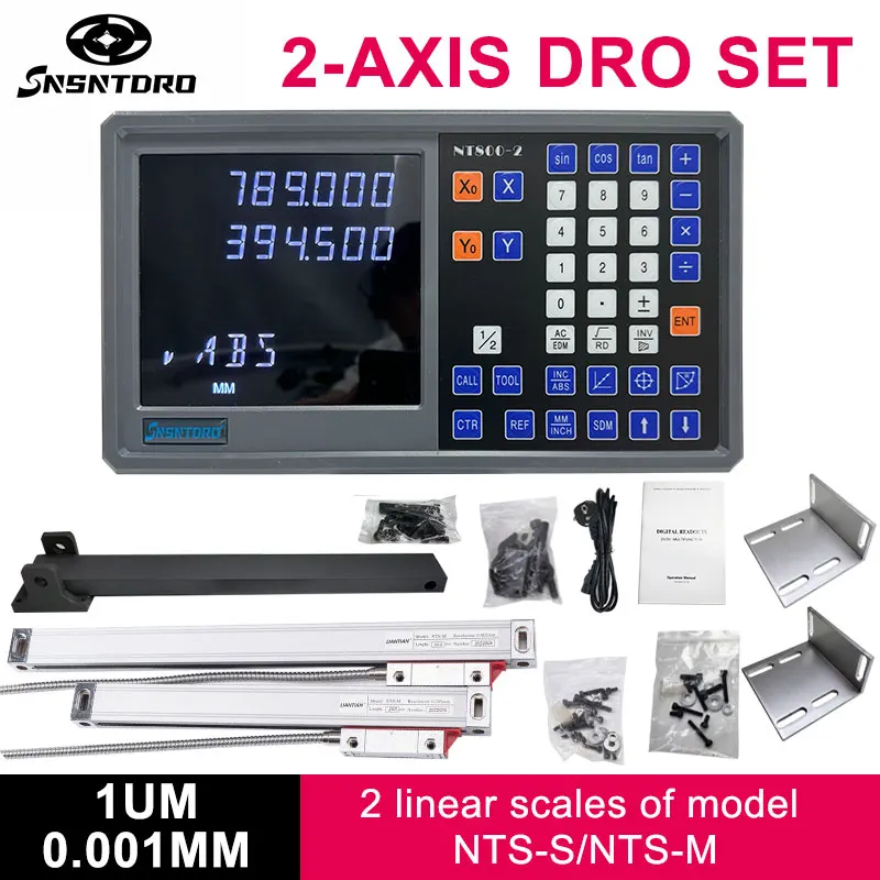 

Набор High NT800-2 Precision Dro AC90-260V и 50-1000 мм, линейный стеклянный кодировщик, цифровая линейка для токарных станков, фрезерных станков