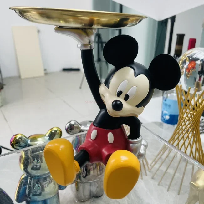 Новинка мультяшный Микки Маус из мультфильма Kawaii фотофигурка для дома мягкая