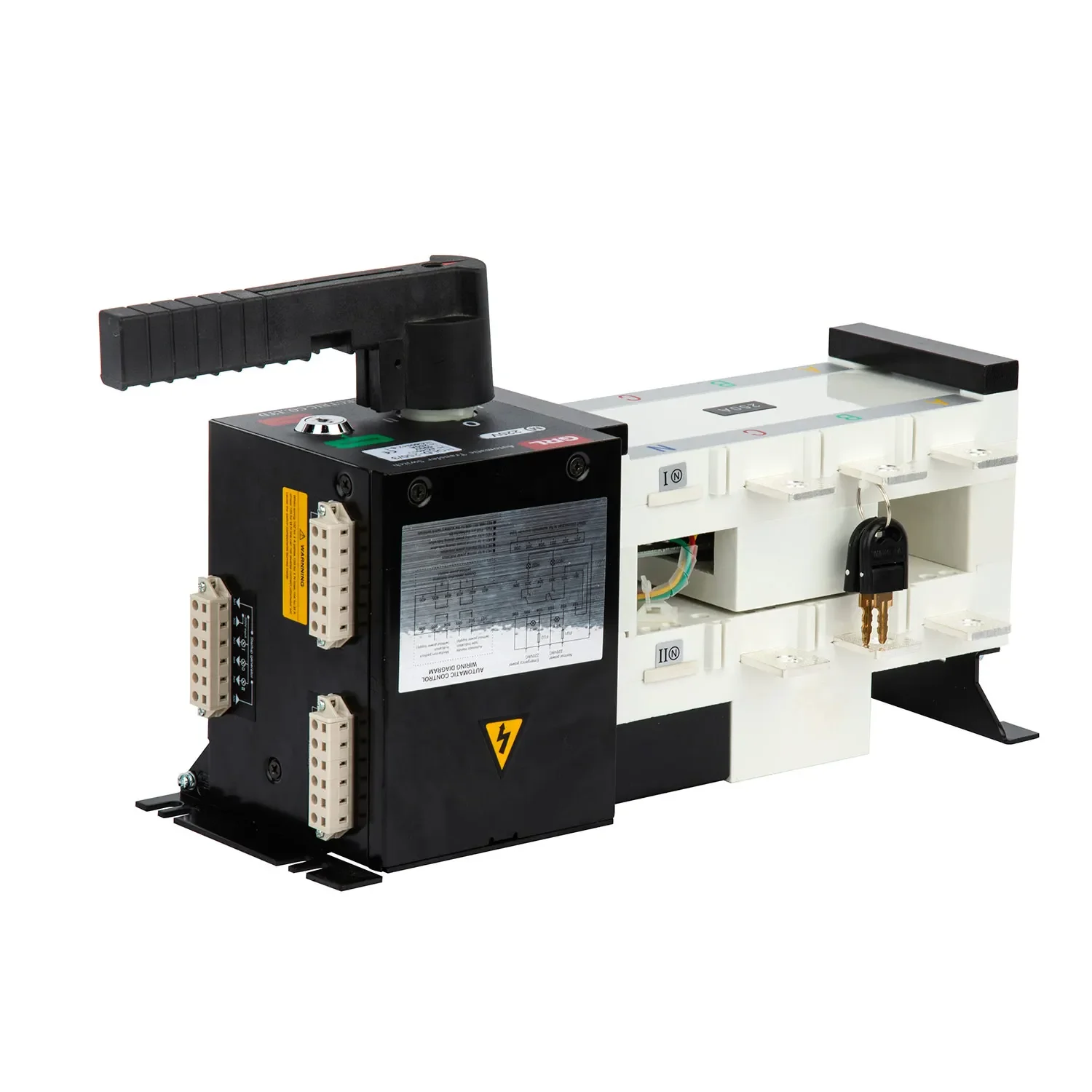 Автоматическое изменение переключателя 4P для батарей 160А 630А