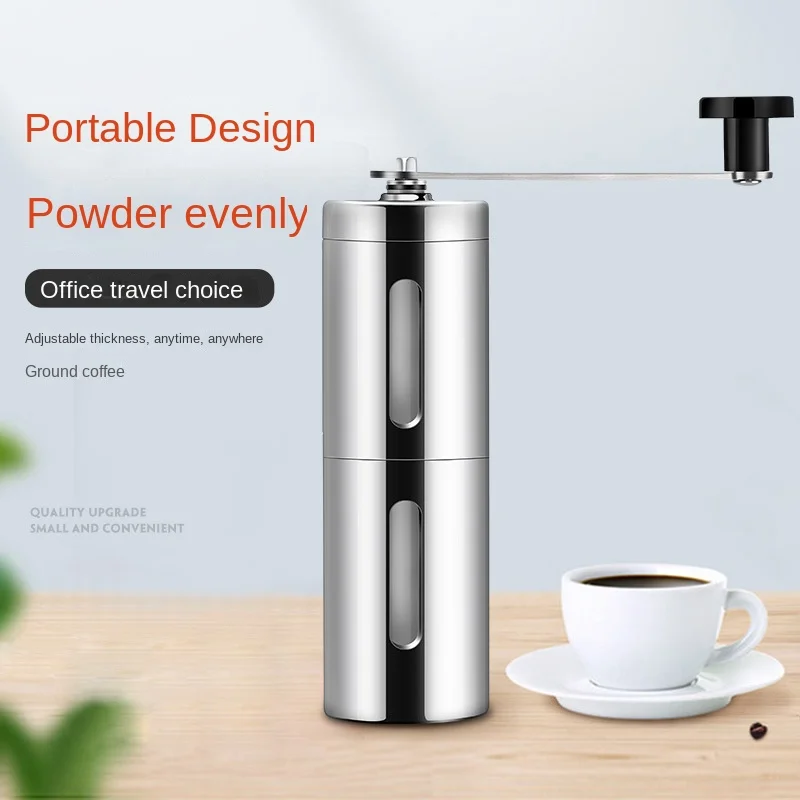 

Дорожная маленькая кофемолка с ручным управлением, бытовая ручная кофемолка, портативная мельница для перца