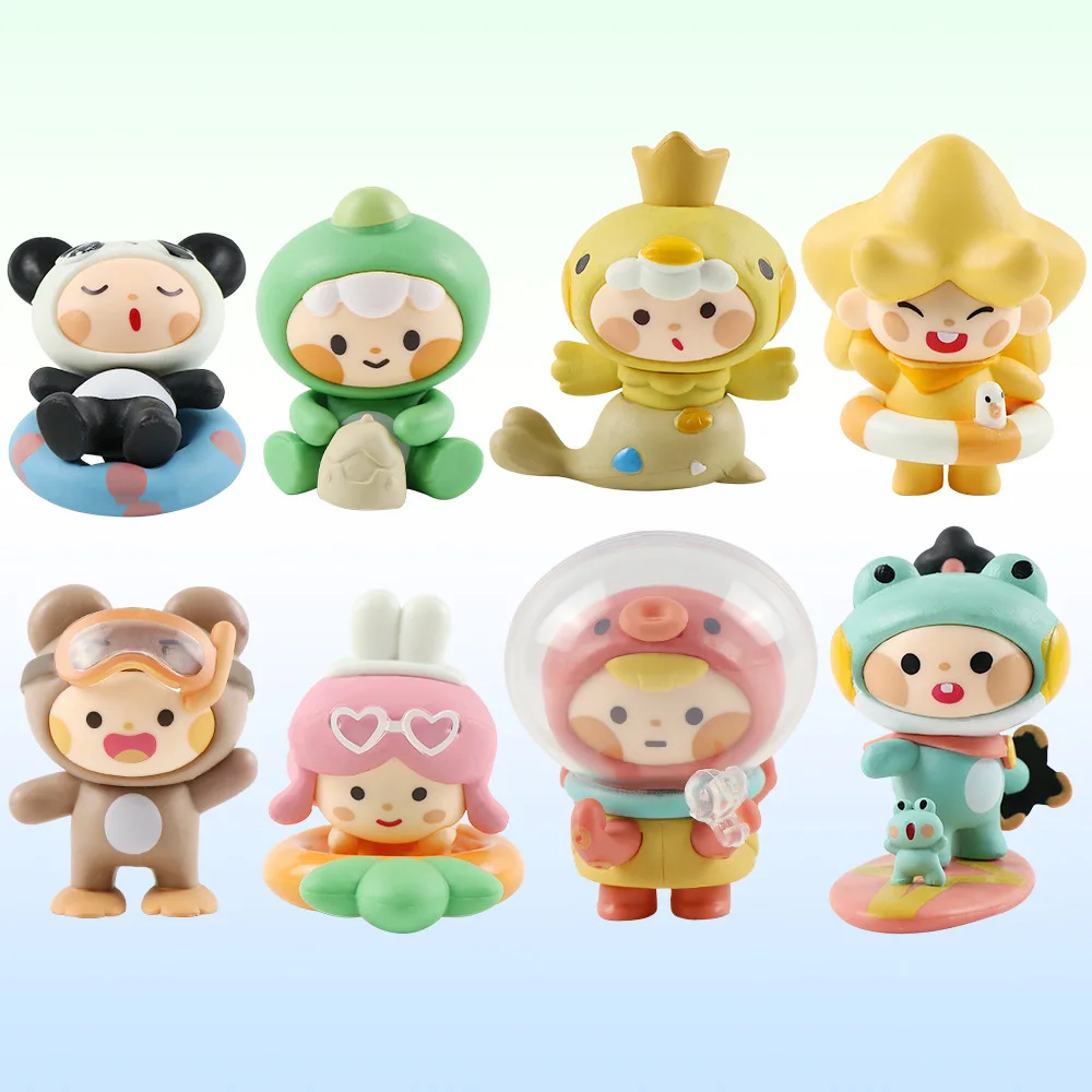 8 шт. Мини фигурки героев праздников мира настольные украшения