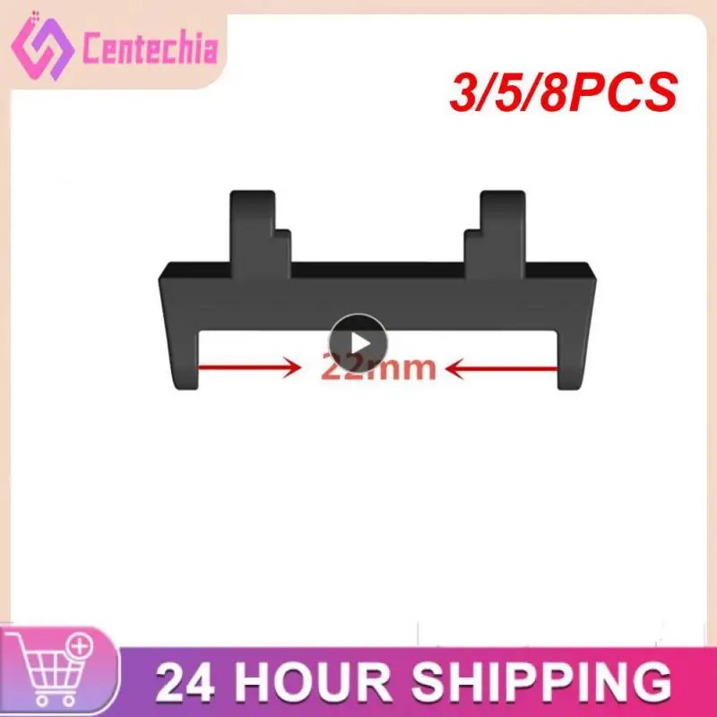 

3/5/8PCS 22mm Stainless Watch Strap Connector Sturdy Watch Strap Connector Antirust Metal Watch Strap Adapter Smart Accessories