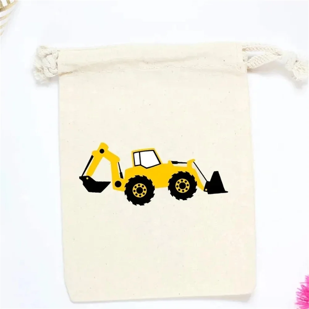 20 шт. экскаватор самосвал кран грузовик конфеты подарочные пакеты строительные