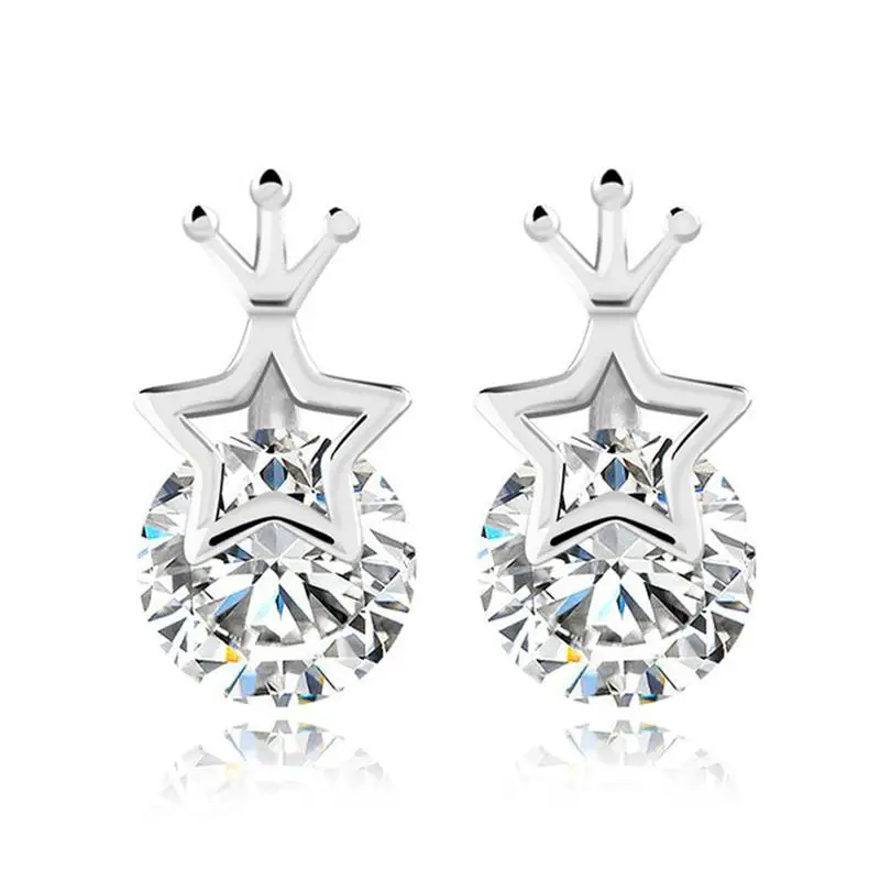 

Женские серьги со звездами LOSTSOUL, серьги из стерлингового серебра 925 пробы с кристаллами, Винтажные Украшения