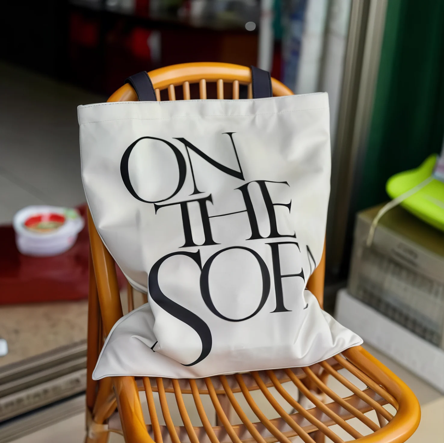 Холщовая сумка в корейском стиле