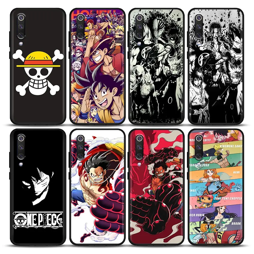 

BANDAI Phone Case for Xiaomi Mi 9 9T Pro SE Mi 10T 10S MiA2 Lite CC9 Pro Note 10 Pro 5G Soft Silicone Cover Luffy OnePiece Anime