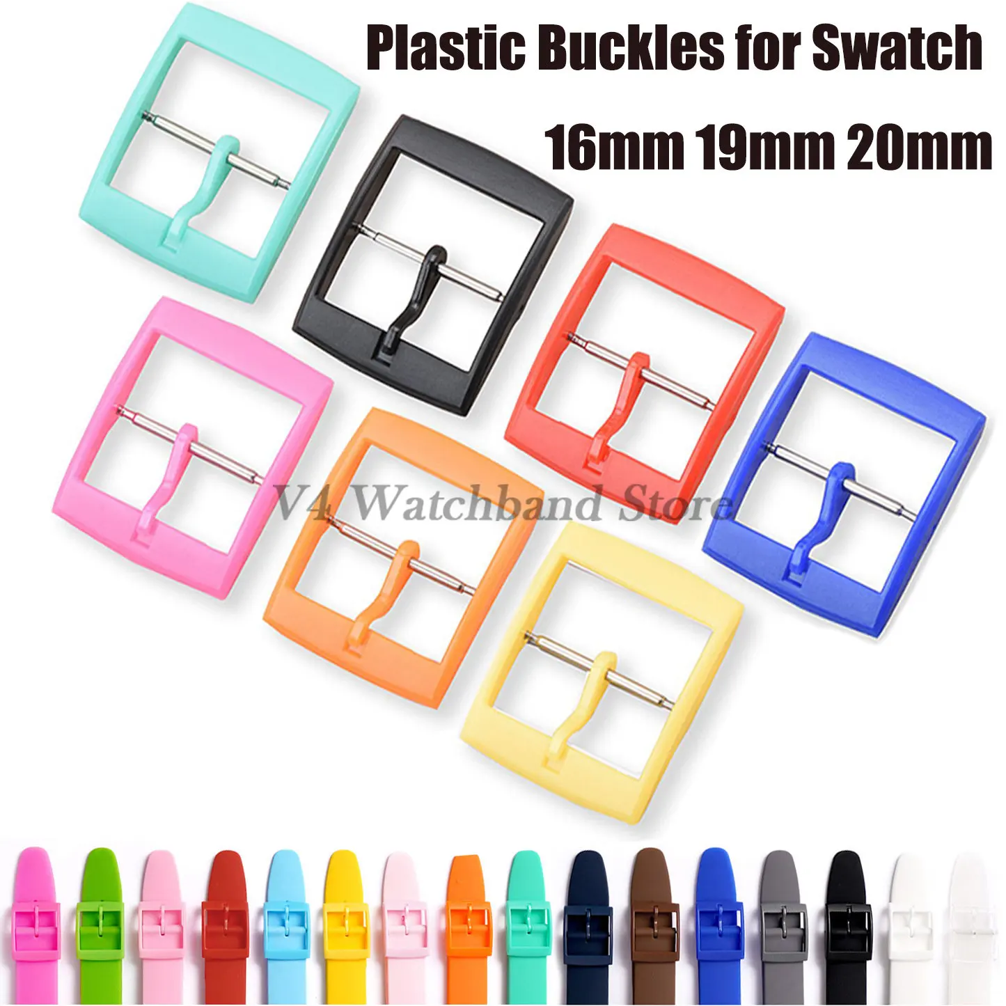 

Watches Accessories for Swatch Clasp Resin Colorful Watch Band Pin Buckle Women Wen Plastic Watch Buckle 1pcs