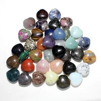 1pcs natural stone heart shaped nonporous tigers eye malachite semi precious stone beads diy gift accessories make jewelry