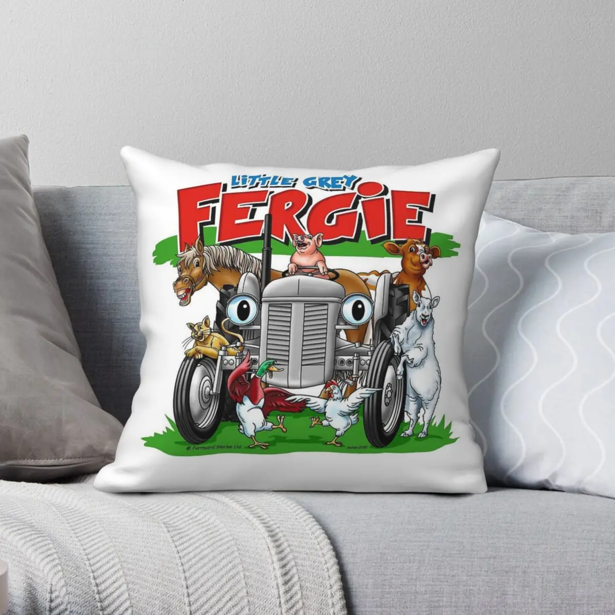 Наволочка Little Grey Fergie с животными