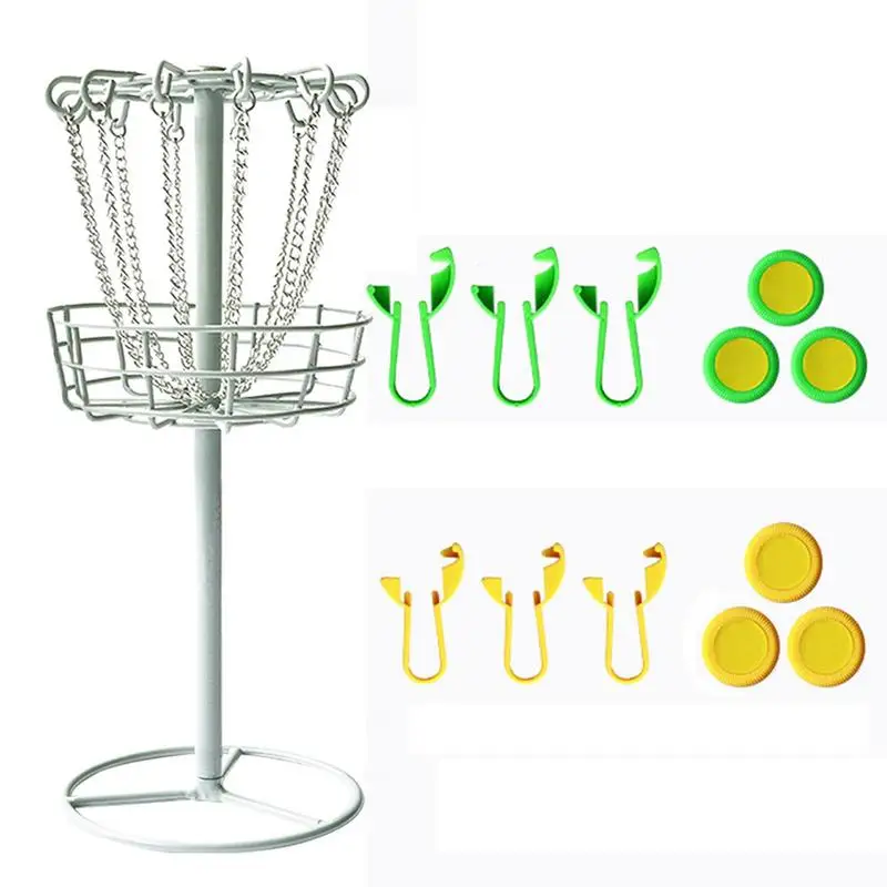 

Disc Golf Basket Disc Golf Kids Basket Precision Detachable Design Golf Basket Portable Disc Golf Target Easy Assembly &