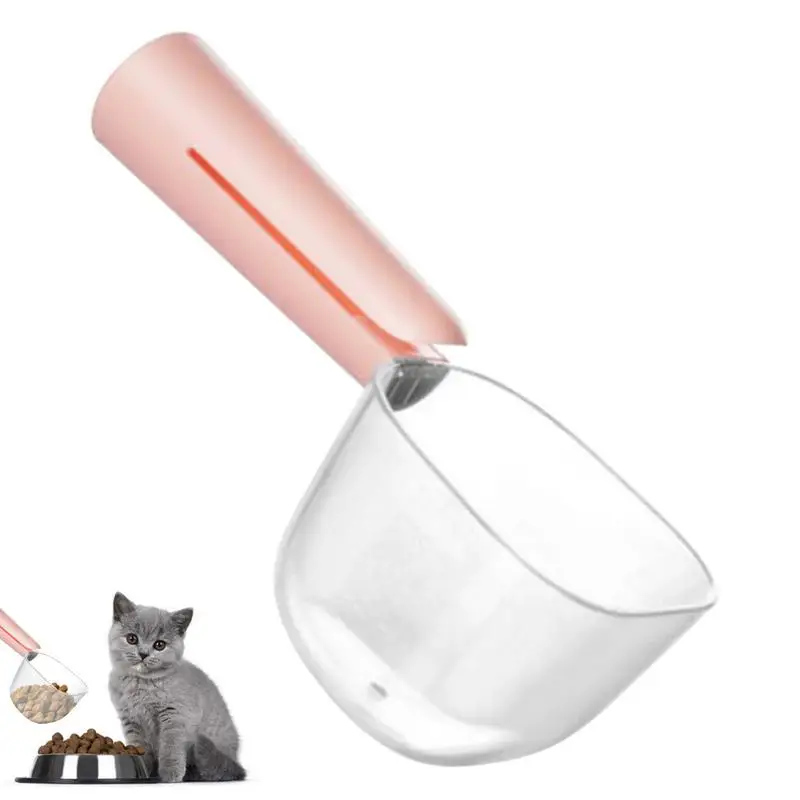 

Pet Food Scoop Clear Measuring Cup For Puppies Convenient Scoops For Dry Dogs And Cats Food Small Pet Feeding Supplies
