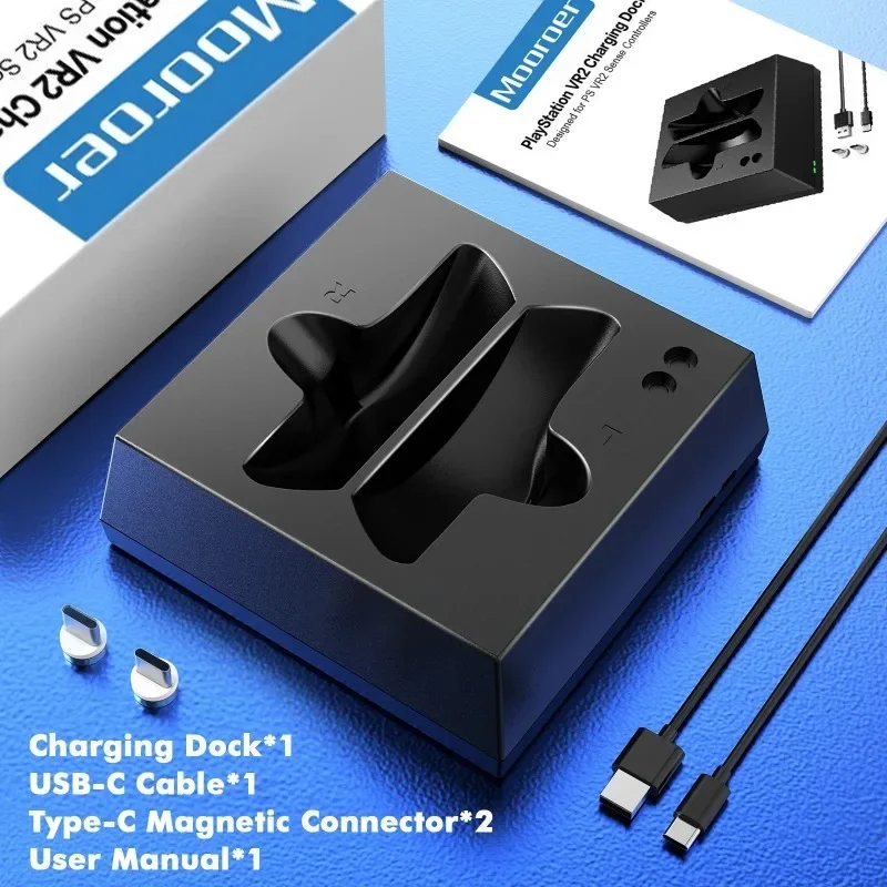 Магнитная зарядная станция VITCOCO со светодиодной подсветкой для индукционного