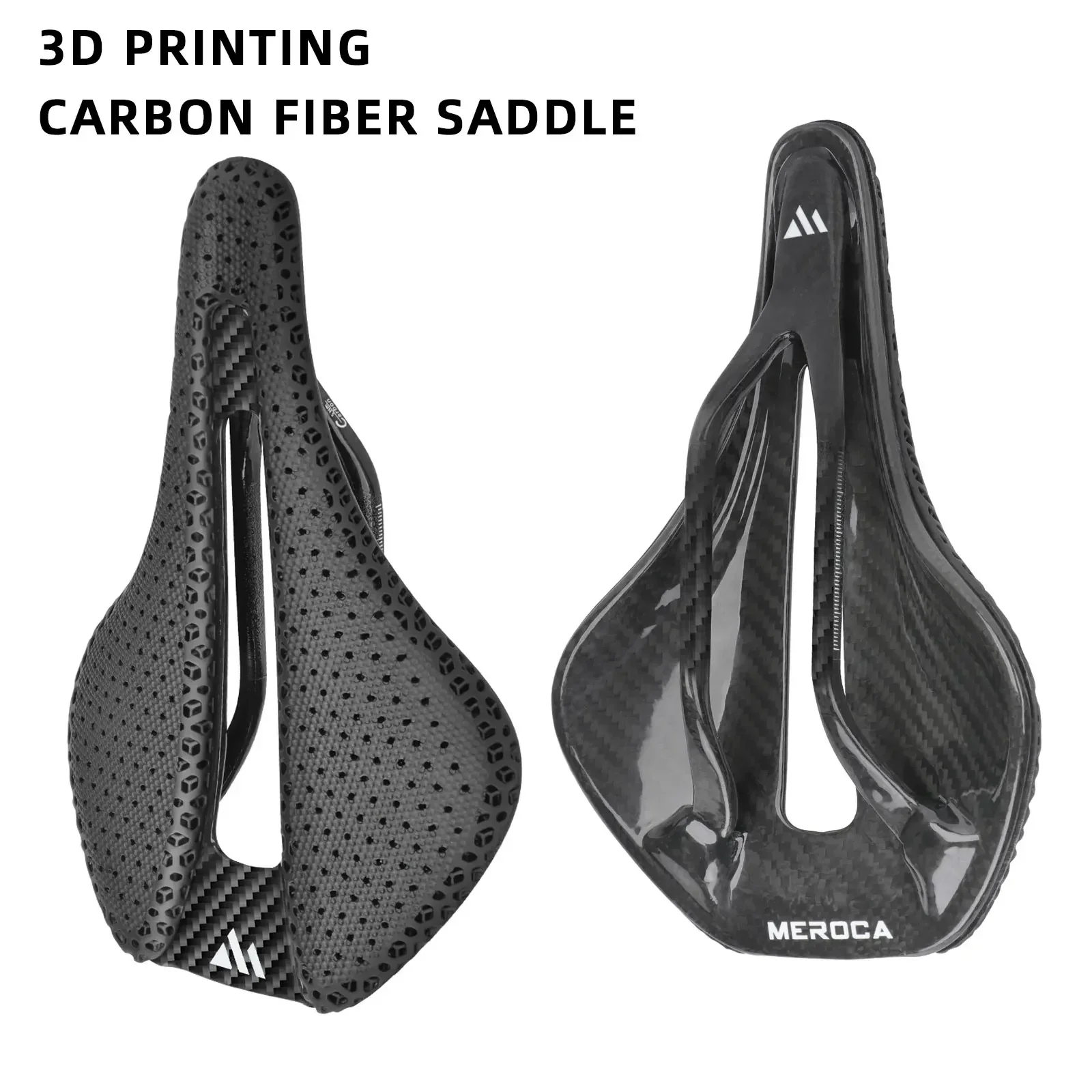 MEROCA UltraLight 157 г углеродное волокно с 3D принтом велосипедное седло для гоночного