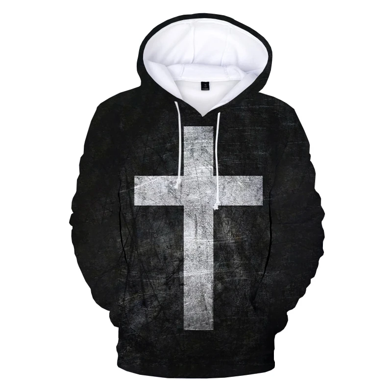 

Men Women New Vintage Christian Jesus Hoodie 3D Printed Hoodie My Faith Streetwear Cross Hoodies Oversized Casual Coat Tops