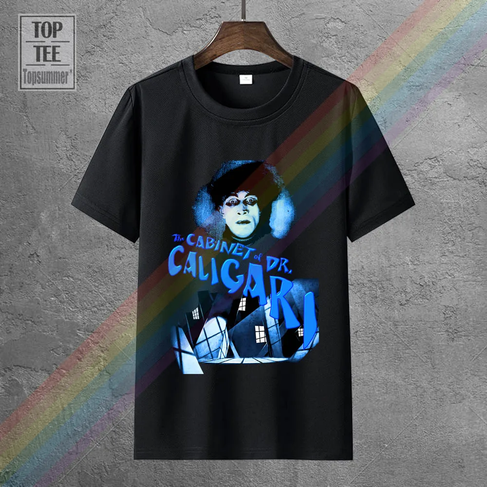 

The Cabinet Of Dr. Caligari Tshirt Gothic Funny Tee Shirt Horror Graphic Clothes Couple T-Shirt Skull Retro T-Shirts