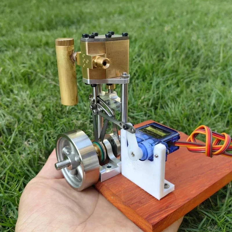 V1313 DIY одноцилиндровый паровой двигатель возвратно-поступательный вертикальный