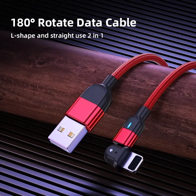 

3A Fast Charging Data Sync Cord Phone Cable For iPhone 13 12 11 Pro Max XS XR XS X 8 7 Plus 6S 6 SE 5S 5C for iPad mini Air Wire