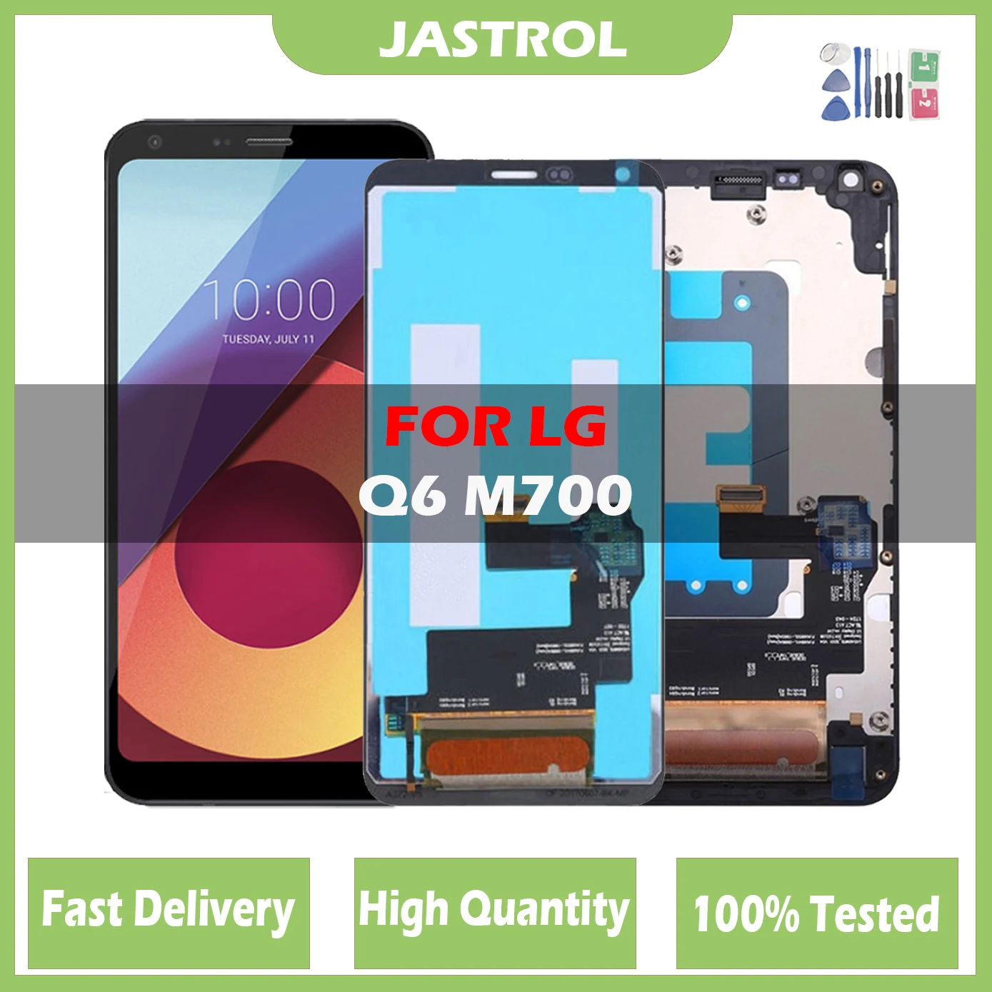 Оригинальный ЖК-дисплей 5,5 дюйма для LG Q6 LG M700 M700 M700A US700 M700H M703 M700Y с рамкой