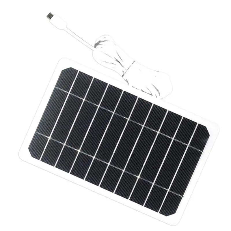 NEW Solar Panel 5V Solar Plate With USB For AA Battery 5W 5V Solar Cell Panel Rechargeable Battery Charging Directly New