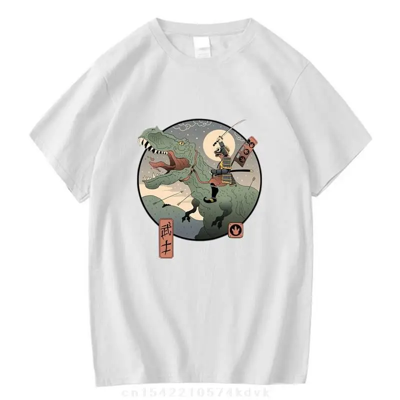

Футболка мужская с забавным аниме принтом, Свободная трикотажная тканевая рубашка из 100% хлопка, топ с круглым вырезом, лето
