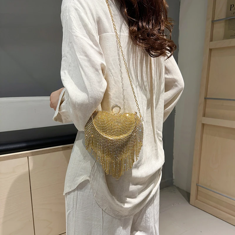 Женские сумки для вечеринок роскошные дизайнерские с бриллиантами женщин 2024