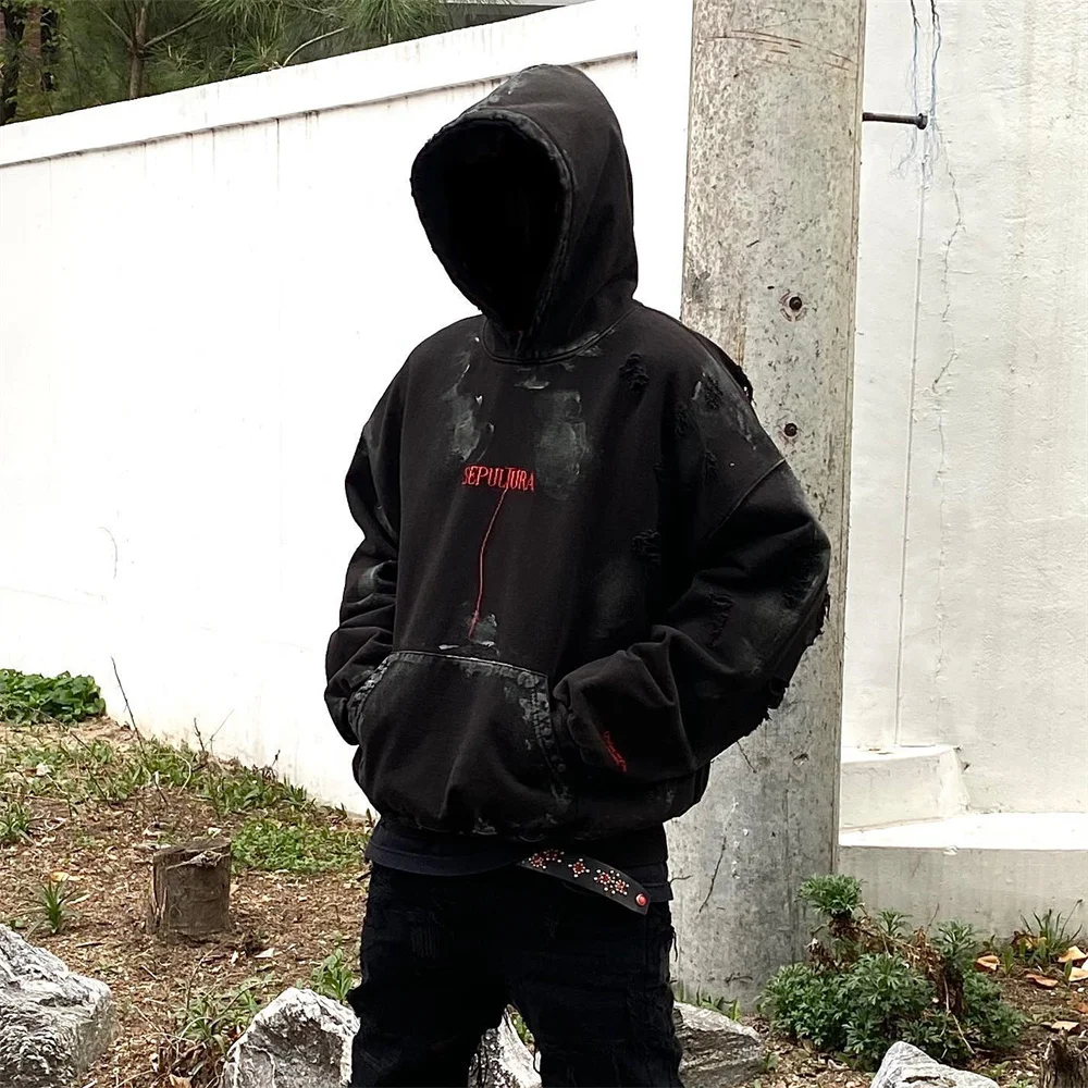 Новинка 2023 модный свитер с капюшоном и вышивкой Undermycar