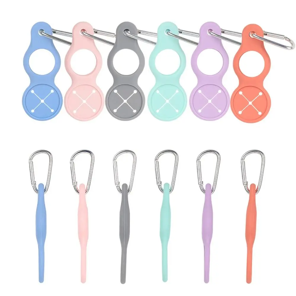 Пищевой силиконовый спортивный чайник с пряжкой карабин плотно достаточно может