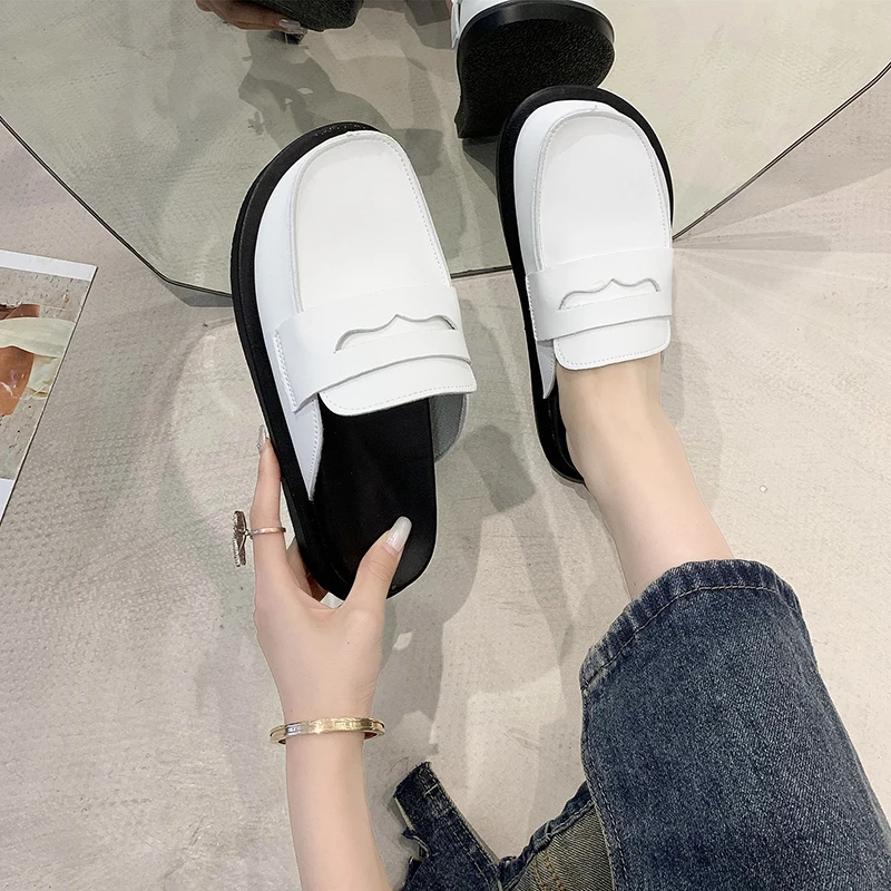 

Women's Shoes 2023 High Quality Basic Women's Slippers Fashion Casual Slippers Women Round Toe Ladies Slippers Flat Slippers
