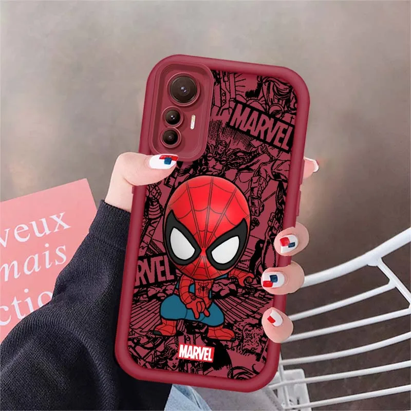 Чехол для телефона Marvel Comic Heroes Cool Xiaomi Mi 15 14 14T Redmi 13 13T 13C 12C 14C 12 12T 11 11i Lite Pro 5G Eye Ladder