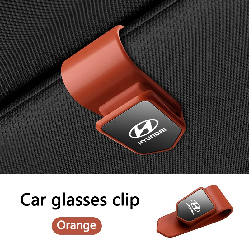 Фото Держатель для очков на солнцезащитный козырек для Hyundai Sonata, Tucson, Azera, Elantra, Creta, Rena, Veloster, Kona, Santa Fe. Автоаксессуары. №5