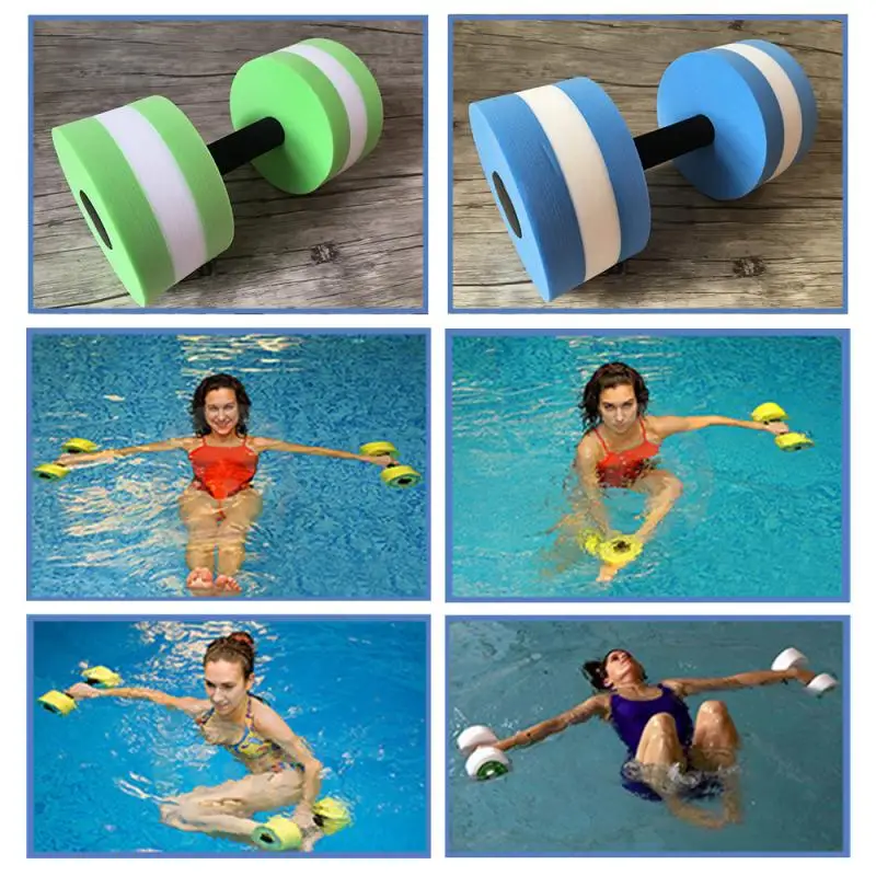 

Water of EVA Yoga Water Weight Workout Training Aerobic Dumbbell Aerobics Fitness Swimming Pool 1 Pcs Dumbbell Aquatic Barbell