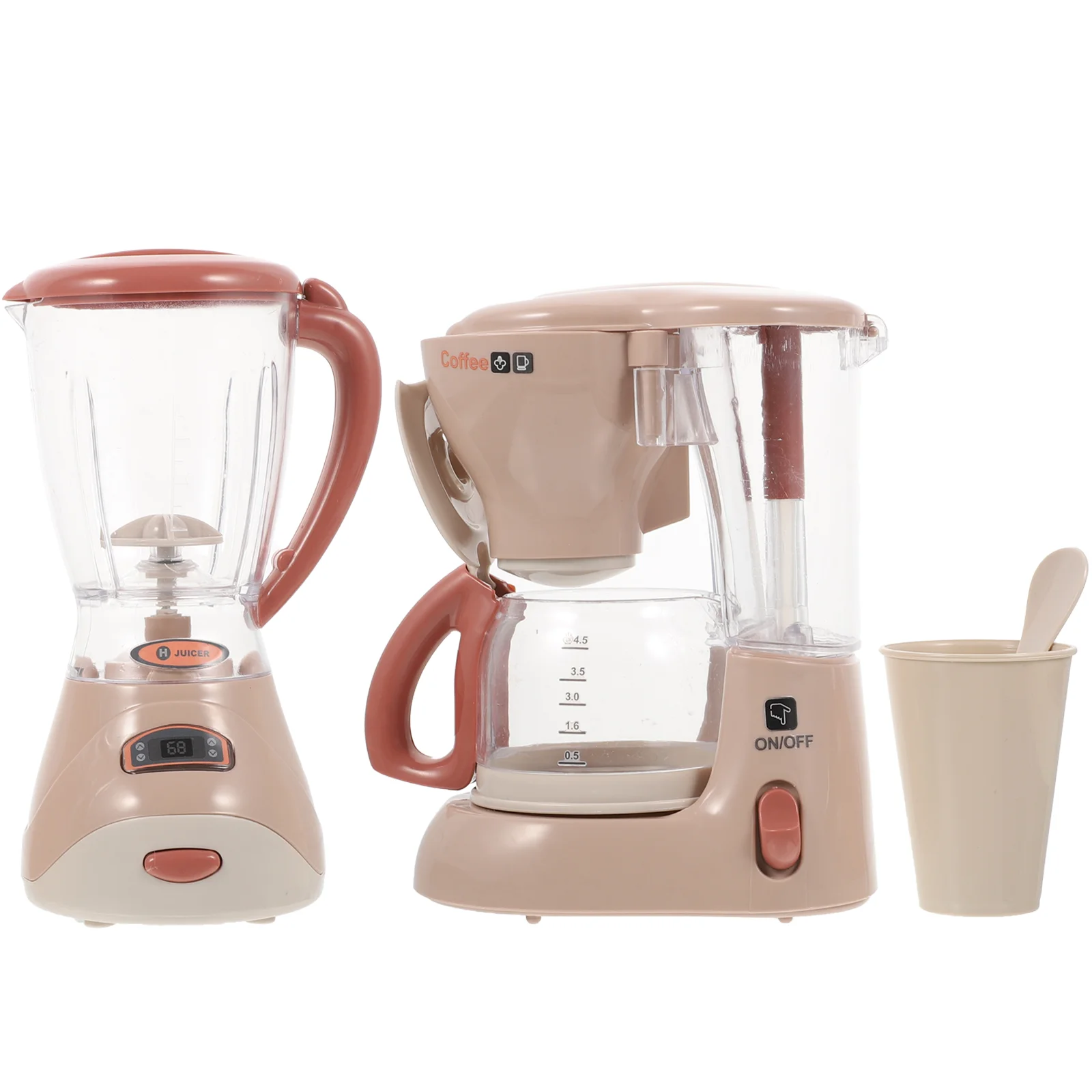 

Toy Kids Maker Juicer Kitchen Coffee Playset Play Machine Pretend Accessories Espresso Machines Toddler Appliance Mini Mixer