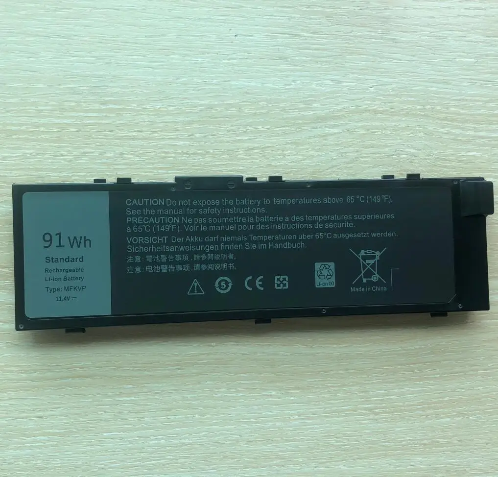Аккумулятор MFKVP для ноутбука Dell Precision 7510 7520 7710 7720 M7710 M7510 T05W1 1G9VM GR5D3 0FNY7 M28DH 11 4 V 91Wh |