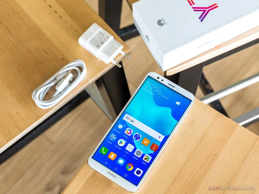 Смартфон фонарь HUAWEI Y7 Prime 2018 Snapdragon 430 сканер отпечатка пальца 3000 мАч Android |