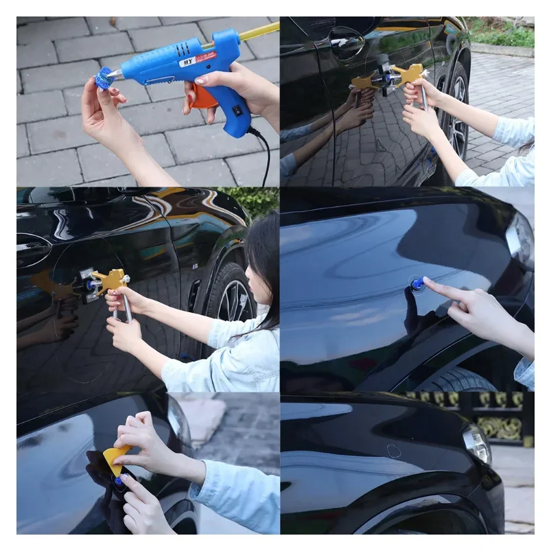 Кузов автомобиля из листового металла без следов всасывание и вытягивание