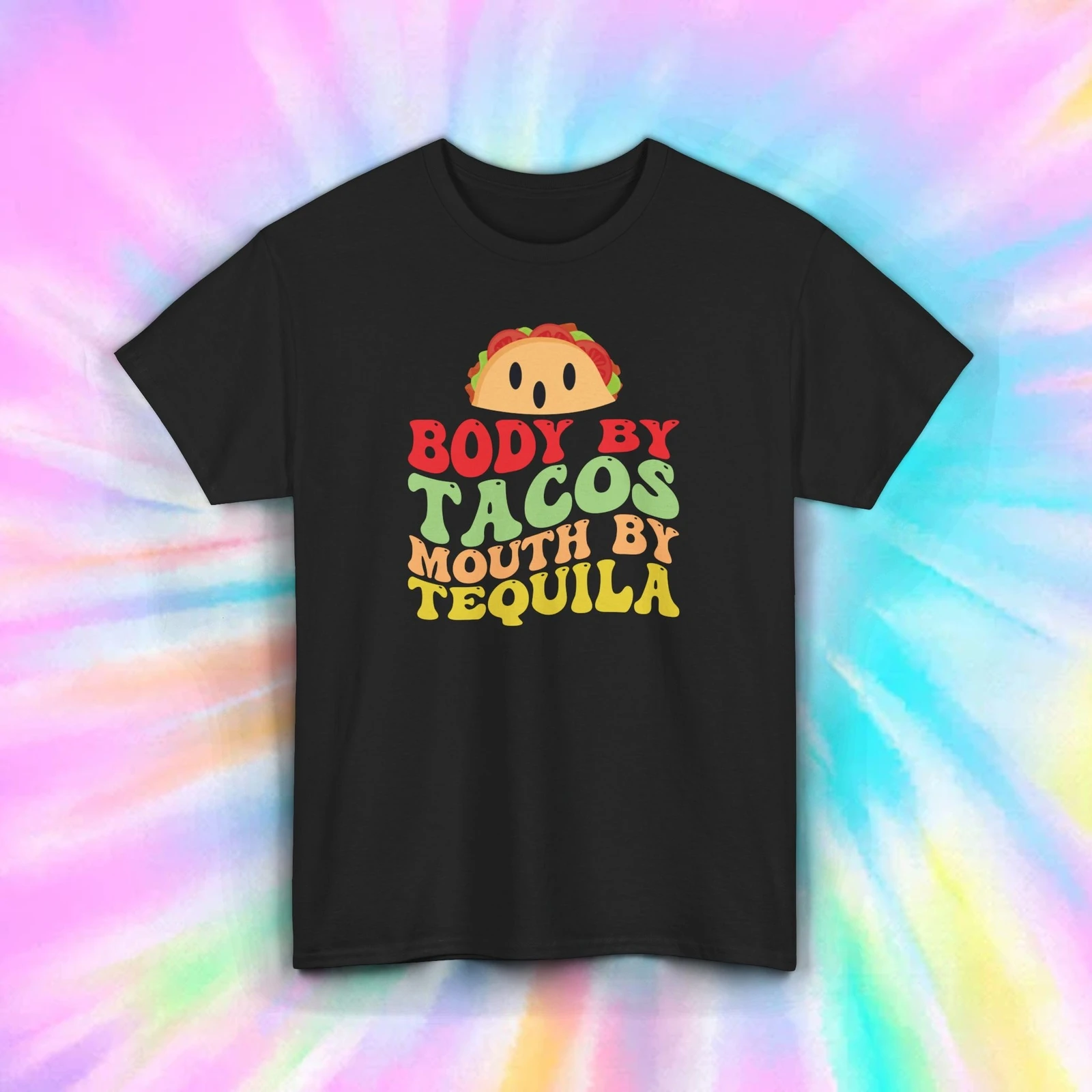 Фото Футболка Tacos Tequila S-5XL Body от Tacos Mouth от Tequila, забавная футболка для вечеринки, подарок №1