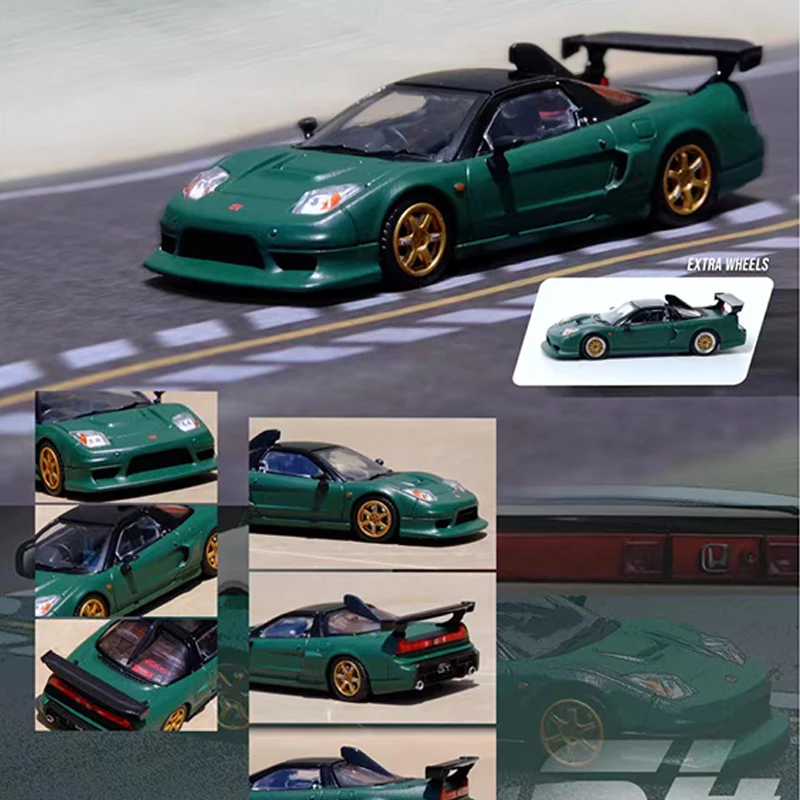 

INNO 1:64 HONDA NSX-R GT (NA2) Alloy Die-cast Model Car-Matt Green Display
