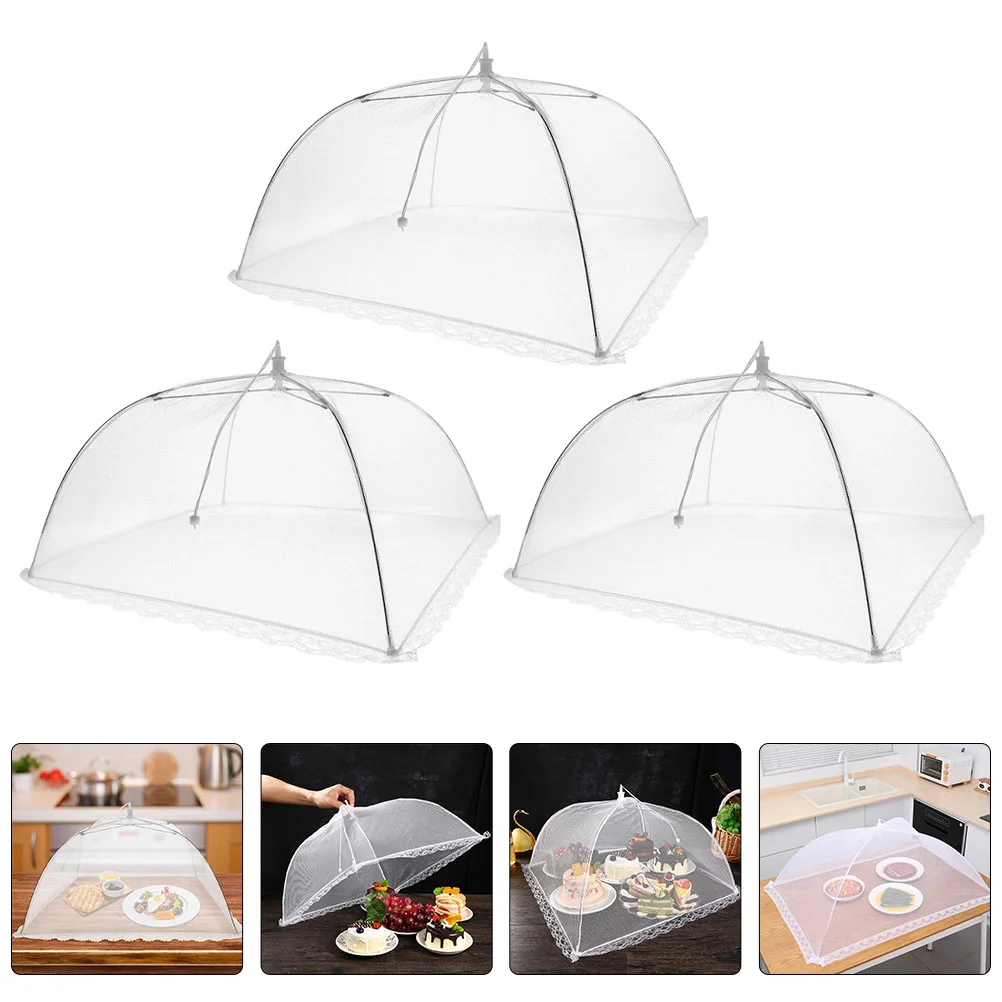 

Cover Covers Tent Mesh Net Dome Umbrella Screen Picnic Foldableplate Protector Outdoor Dish Metal Outdoors Tents Camping Fly Lid