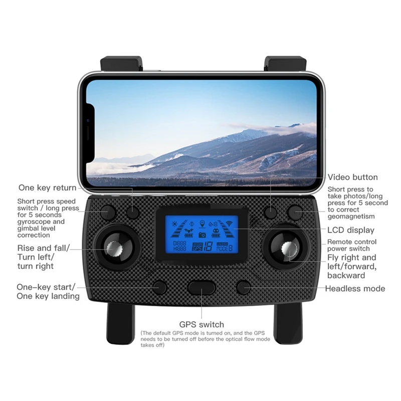 Для SG906MAX SG906 MAX RC Drone запасные части пульта дистанционного управления